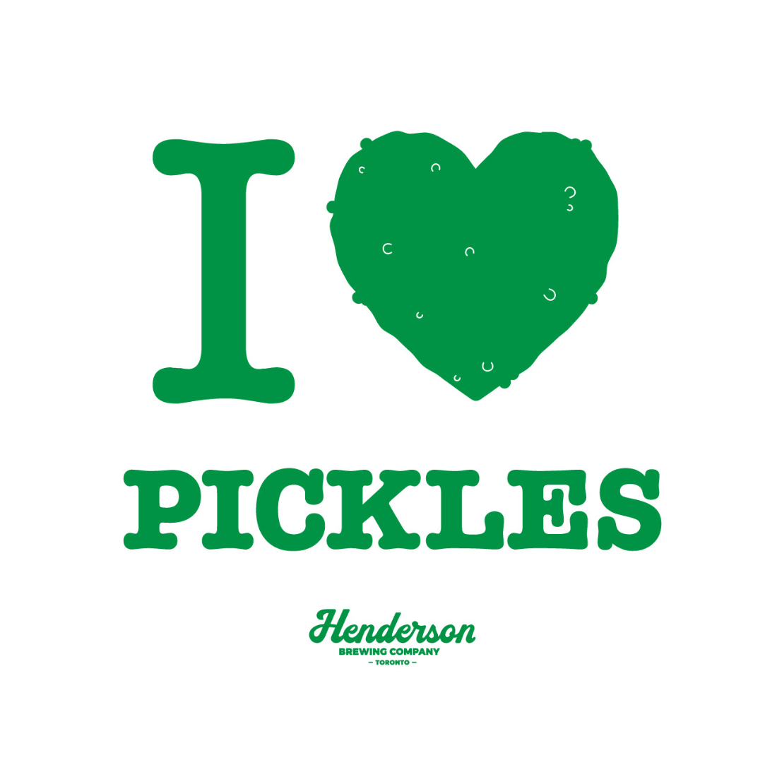 'I Heart Pickles' T-Shirt (White)