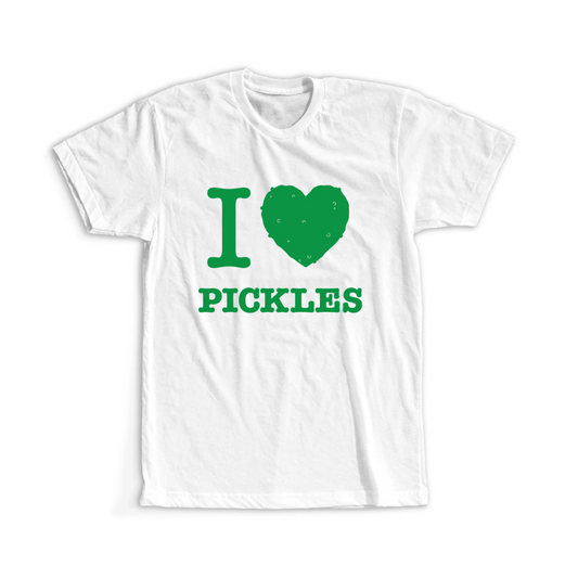 'I Heart Pickles' T-Shirt (White)
