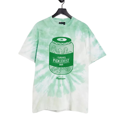 'I Survived Picklefest 2024' T-Shirt (Tie Dye)