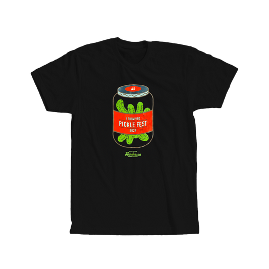 'I Survived Picklefest 2024' T-Shirt (Black)